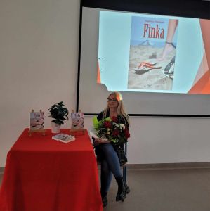 Spotkanie z autorką książki pt. Finka Magdaleną Dziewierksą.