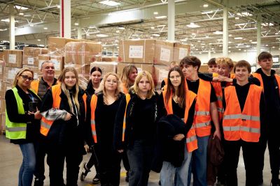 Uczniowie Branżowej Szkoły I stopnia w Nowogardzie z wizytą w firmie RHENUS WAREHOUSING SOLUTIONS POLSKA SP. Z OO